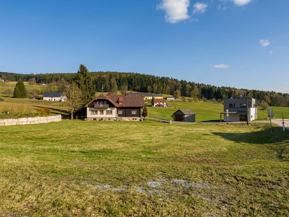 Sonniges Baugrundstück im Naturparadies Böhmerwald
