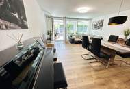 DORNBIRN-Gartenwohnung/Terrassenwohnung, ca. 57 m2 + beheizter, ganzjährig nutzbarer Wintergarten ca. 19 m2, Gesamt-Wohn-NFL ca. 76 m2, Wohnempfinden/Wohlfühl-Atmosphäre wie in einer 3-Zimmer-Wohnung, inkl. 1 TG. + Kellerabteil.