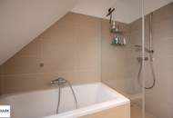 Ab Dezember: zentral begehbare 3 Zimmer Dachgeschoss Wohnung mit südseitigem Balkon im Herzen Döblings!