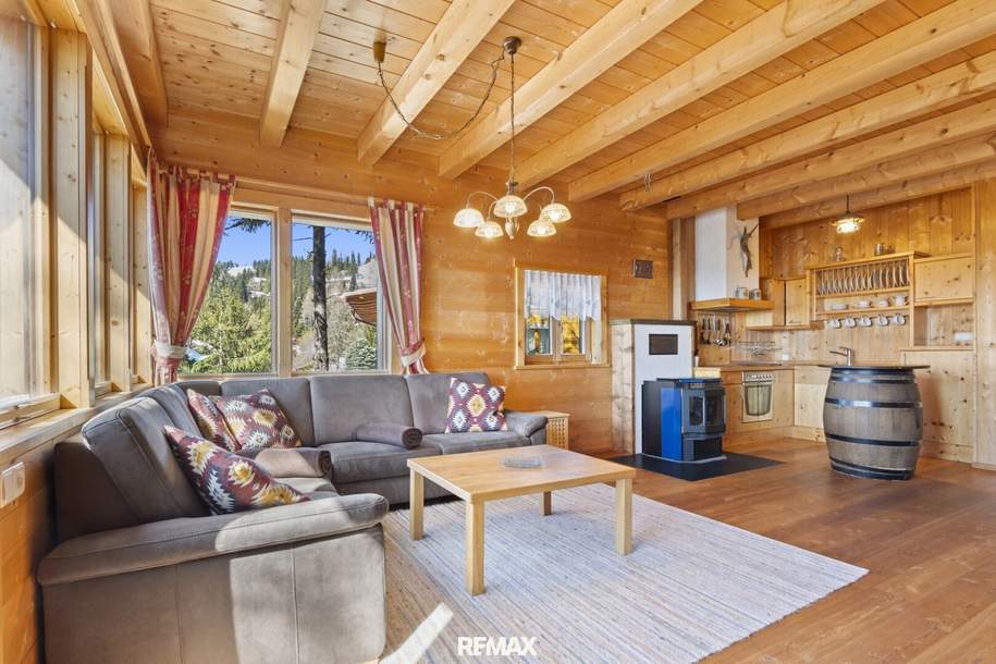 Ihr gemütlicher Rückzugsort in den Bergen: Voll ausgestattetes Chalet mit Vermietungspotenzial am Klippitztörl, Haus-kauf, 315.000,€, 9462 Wolfsberg
