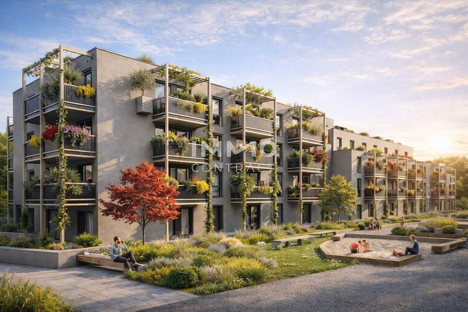 Provisionsfrei (3,6% sparen)! Moderne 2-Zimmer Wohnung mit Terrasse, Wohnung-kauf, 229.500,€, 2201 Korneuburg