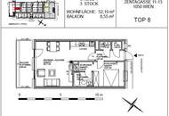 Schöne 2-Zimmer-Wohnung mit Balkon im 5. Bezirk - Parkblick!