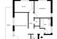 Angenehm Wohnen - Helle 3-Zimmerwohnung mit Balkon