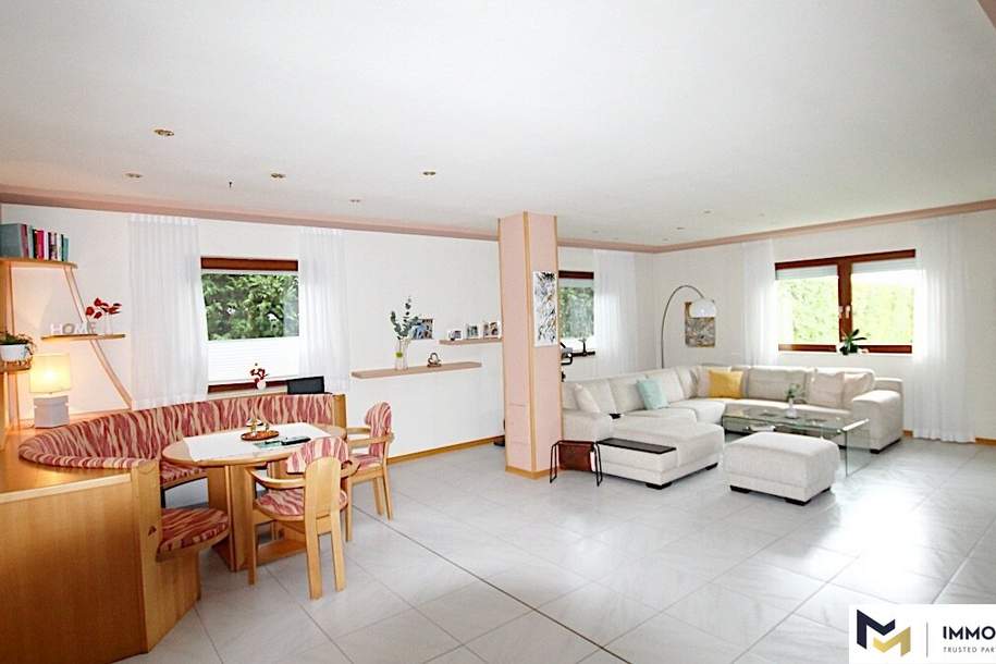 Wohnen auf 1000 m² barrierefreier Fläche, Bungalow in Trumau mit uneinsehbarem Garten, Haus-miete, 2.497,00,€, 2521 Baden