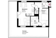 TERRASSENHIT! - 2 Zimmerwohnung am langen Felde