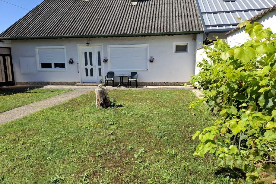 PREISREDUKTION: GUT ERHALTENES EINFAMILIENHAUS - GARTEN uneinsehbar, Nebengebäude vorhanden, Haus-kauf, 179.000,€, 7161 Neusiedl am See