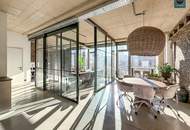 Lichtdurchflutetes Design Loft mit 2 Terrassen in der Brotfabrik Wien!