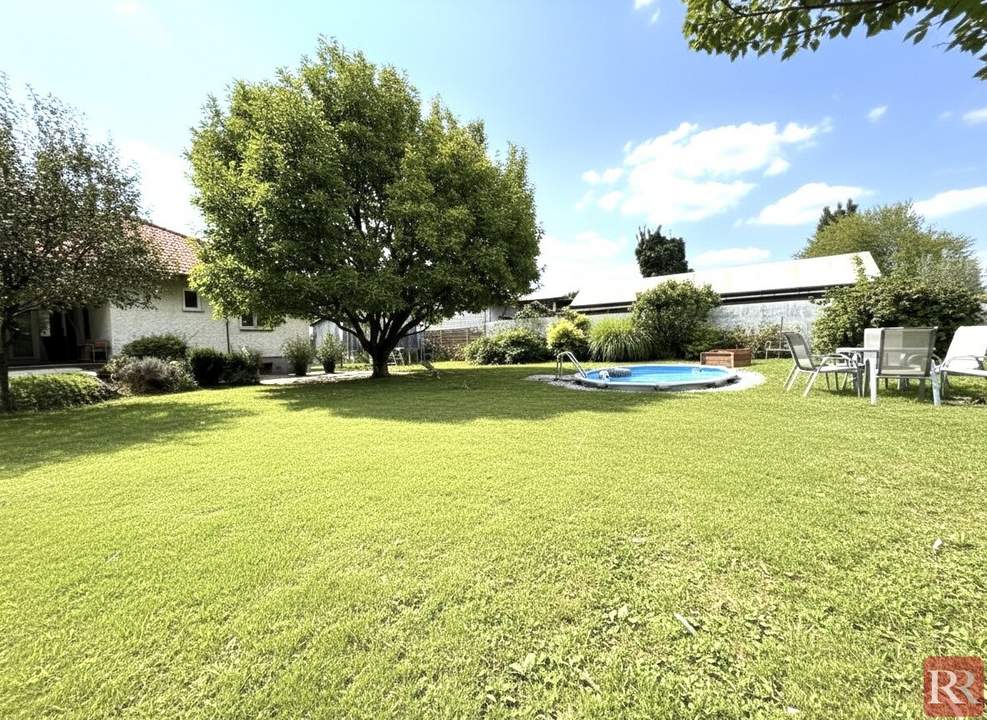 Großzügiges, sonniges Grundstück mit gepflegtem Einfamilienhaus nahe Tulln