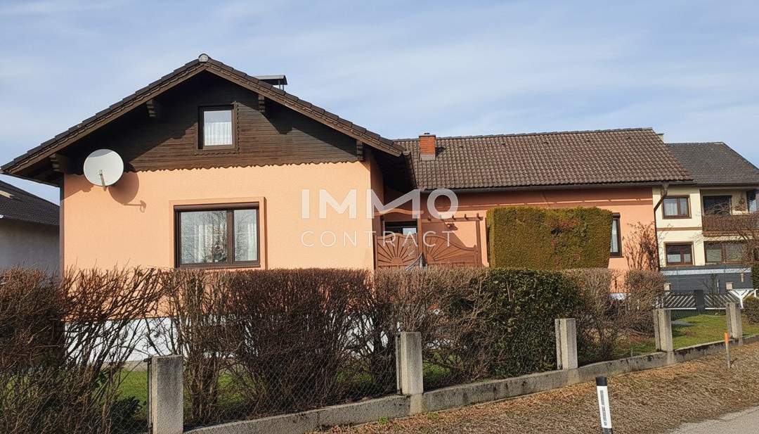 Gepflegter Bungalow ca. 126m², 4 Zi., Terrasse, unterkellert, 2 Garagen in Viehdorf – Ihr neues Zuhause!