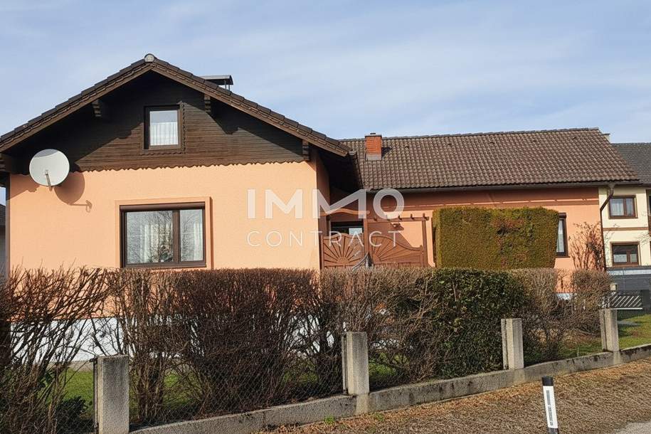 Gepflegter Bungalow ca. 126m², 4 Zi., Terrasse, unterkellert, 2 Garagen in Viehdorf – Ihr neues Zuhause!, Haus-kauf, 298.000,€, 3322 Amstetten