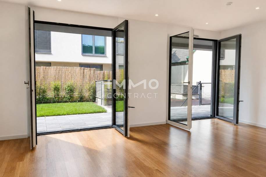 U1-Nähe trifft Gartenlounge: stilvolle 2-Zimmer-Wohnung mit Terrasse und privatem Eigengarten, Wohnung-miete, 1.099,00,€, 1210 Wien 21., Floridsdorf
