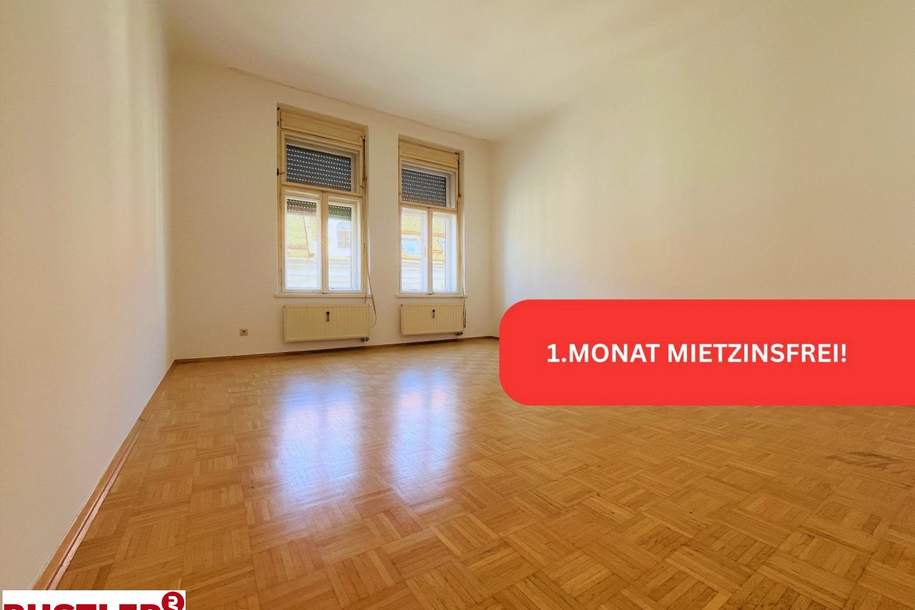 1. MONAT MIETZINSFREI!! | Großzügig &amp; zentral | 3-Zimmerwohnung mit Balkon, Wohnung-miete, 819,26,€, 8020 Graz(Stadt)