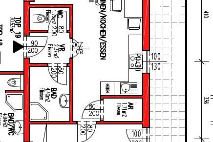 Urbanes Wohnen mit Außenfläche: 2-Zimmer-Wohnung mit großer Terrasse