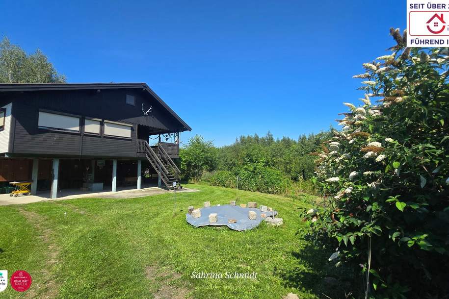 *Ferienhaus* Autark leben am linken Donauufer mit Badesee in 3425 Langenlebarn (Pachtgrundstück mit günstiger Jahrespacht), Haus-kauf, 180.000,€, 3430 Tulln