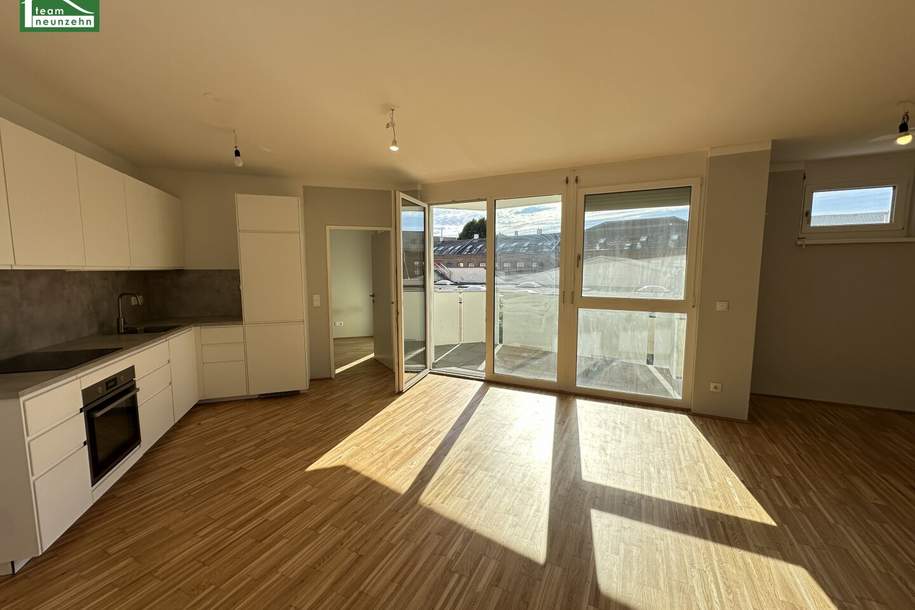 Hochwertige Wohnung mit Abendsonne nahe S-Bahn im FLAIR City living!, Wohnung-miete, 1.089,11,€, 1230 Wien 23., Liesing