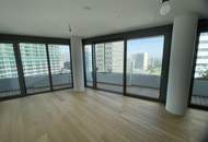 DANUBE FLATS + ERSTBEZUG + 18. Stock + FERNSICHT + 22m² BALKON!