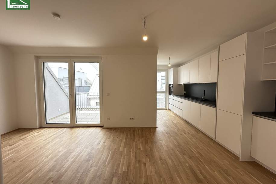 Erstbezug mit Terrasse und hochwertiger Küche nahe Kagraner Platz! Top Ausstattung und Klima-Vorbereitung - JETZT ANFRAGEN, Wohnung-kauf, 479.001,€, 1220 Wien 22., Donaustadt