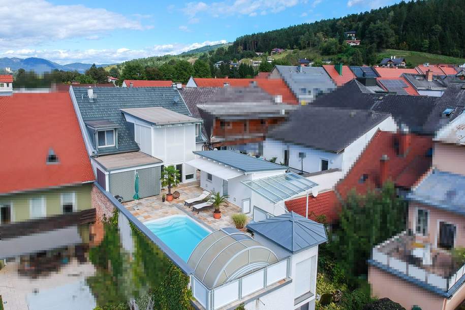 *** Extravagantes Stadthaus mit Rooftop-Pool und Sonnenterrasse *** in Bleiburg, Haus-kauf, 1.075.000,€, 9150 Völkermarkt