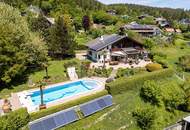 Besonderer Landsitz mit Panoramablick auf den Wörthersee und die Karawanken