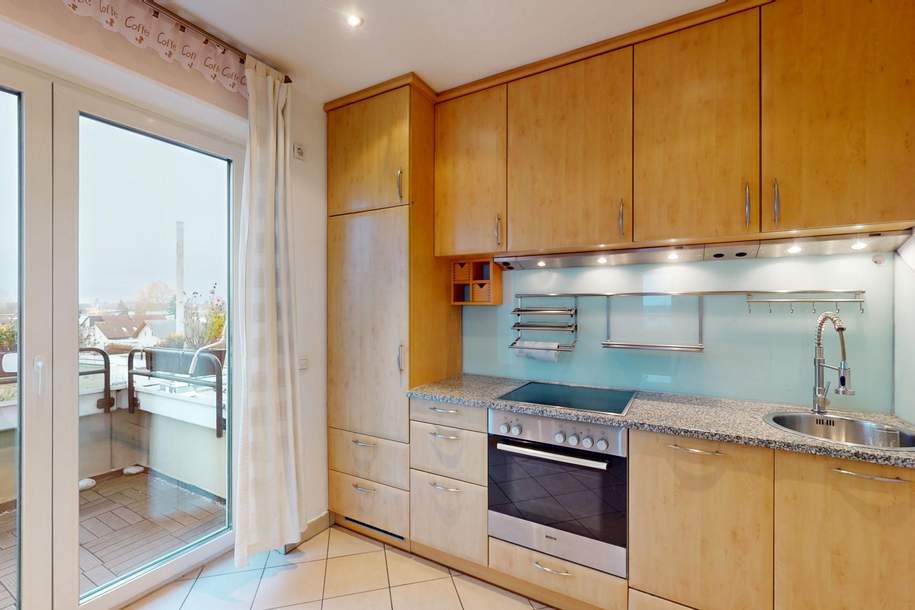 Dachterrassenwohnung mit 3-Zimmer - Weitblick in die Berge, Wohnung-kauf, 210.000,€, 4614 Wels-Land