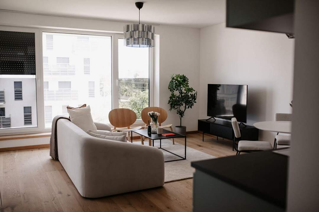 Modern Living – Stilvolle 2-Zimmer-Dachgeschosswohnung mit Loggia &amp; Klimakomfort