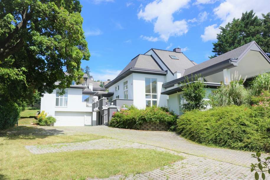 Traumlage! Zwei baulich getrennte Architektenvillen auf großem Grundstück, Haus-kauf, 3.800.000,€, 2371 Mödling