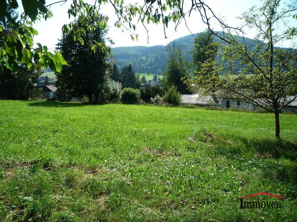 RUHELAGE - Sonniges Grundstück mit Aussicht in Semriach!