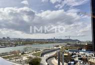 Sunny four-room apartment with 105 m² balcony and amazing amenities on the New Danube