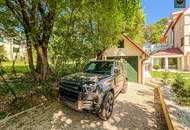 Sievering: Luxuriöse Garten-Oase mit Depot-Gebäude, Pool & Tiefgarage