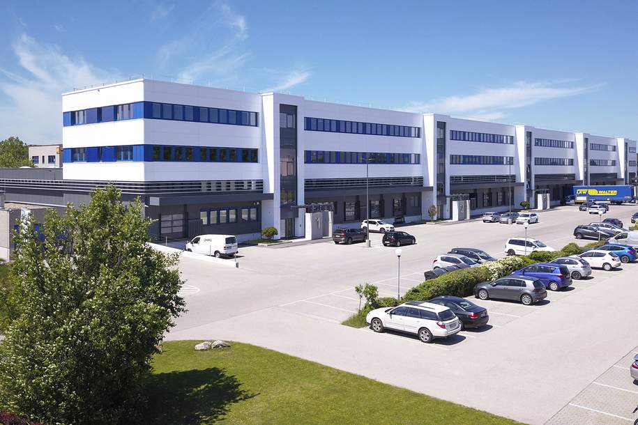 131 m² Büro &amp; 325 m² Lager mit niedrigen BK im WALTER BUSINESS-PARK - provisionsfrei!, Gewerbeobjekt-miete, 4.029,90,€, 2351 Mödling