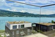 Dellach / Wörthersee: Mini-Seewohnung mit mega Seeblickterrasse & Garage, Anleger-geeignet