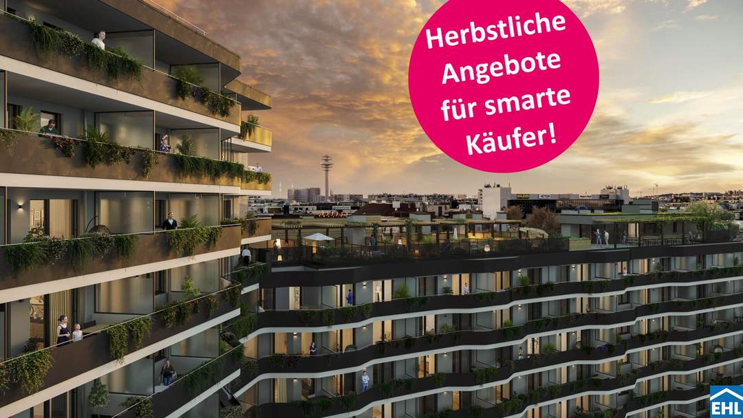 Vielfältige Grundrisse für Anleger: Wohnungen am Hauptbahnhof als ideale Investitionsmöglichkeit.