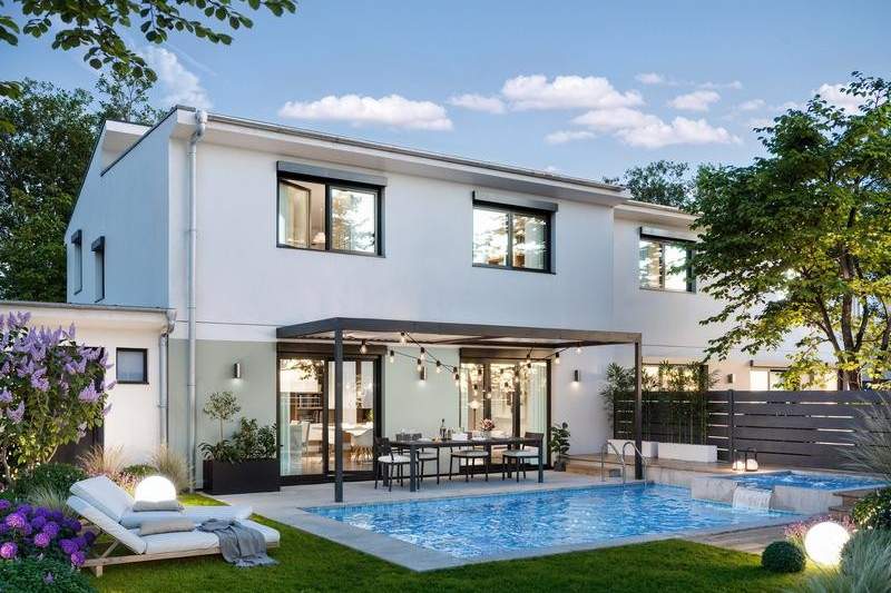 Erstbezug! Doppelhaushälfte auf Eigengrund in Floridsdorf!, Haus-kauf, 1.139.900,€, 1210 Wien 21., Floridsdorf