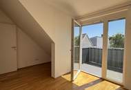 ***Moderne 2-Zimmer-Dachgeschosswohnung mit zwei Balkonen in Ruhelage nahe U1***