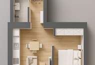 Erstbezug! Kompakte 2 Zimmer Altbauwohnung (Top 8)