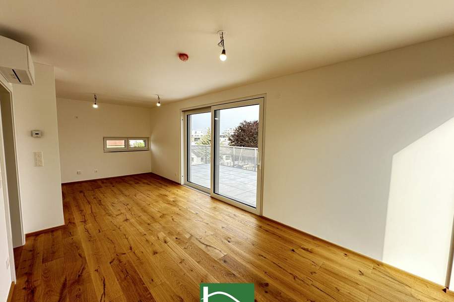 Gotthelf Living - Klimatisierte Erstbezugs-Dachgeschosswohnung nahe U2 Aspernstraße mit großer Terrasse und Schrankraum - PROVISIONSFREI! Lift bis in die Wohnung!, Wohnung-kauf, 599.900,€, 1220 Wien 22., Donaustadt