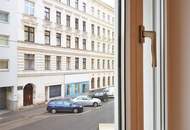 Zentral begehbare 2-Zimmer-Wohnung mit separater Küche neben Augarten und Donaukanal