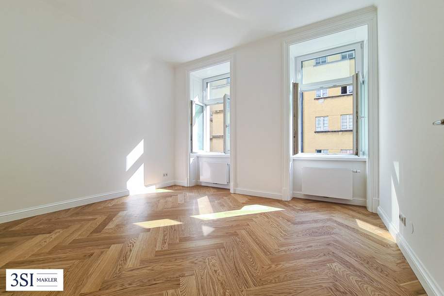 Energetisch revitalisierter Altbau: Hochwertige 4-Zimmer-Wohnung mit Balkon in zentraler Lage, Wohnung-kauf, 595.000,€, 1040 Wien 4., Wieden