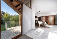 "Familienfreundliches Einfamilienhaus mit Wellnessbad, Sauna, Kachelofen, Fußbodenheizung, großem Garten und Doppelgarage in Tulln"