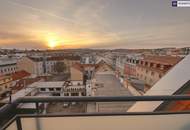 Neubau-Dachgeschoss-Maisonette mit 2 Terrassen, Weitblick, Klimaanlage &amp; Fußbodenheizung