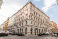 GONZAGAGASSE, BÖRSE-NÄHE, klimatisierte 139 m2 Altbau, 3 Zimmer, Komplettküche, 2 Bäder, Parketten, 4. Liftstock, U2/U4-Nähe