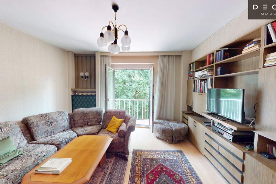 | PROVISIONSFREI BIS ENDE DES JAHRES | BALKON INS GRÜNE | SANIERUNGSBEDARF |, Wohnung-kauf, 332.000,€, 1190 Wien 19., Döbling