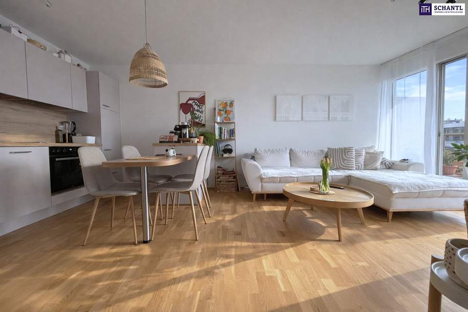 Schnell sein! Charmante Zwei-Zimmer-Wohnung inkl. Garagenplatz mit großem Balkon in Richtung Süden in Ebergassing! Nahe Wien und Flughafen!, Wohnung-miete, 850,00,€, 2435 Bruck an der Leitha