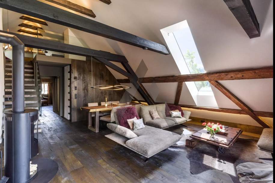 Dachgeschosswohnung mit Panoramaterrasse & einzigartigem Charme, Wohnung-kauf, 1.250.000,€, 6361 Kitzbühel