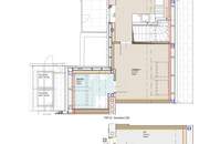 traumhafter 2-Zimmer-DG-Erstbezug mit hofseitiger Terrasse