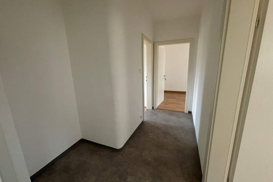 Einladendes Wohnambiente und praktische Raumaufteilung: sanierte 2-Zimmer-Wohnung mit Grünblick bietet die perfekte Kombination aus naturnahem Wohnen und ausgezeichneter Infrastruktur in Stadtnähe!, Wohnung-miete, 457,28,€, 4400 Steyr(Stadt)