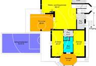 Einfamilienhaus in zentraler Bestlage mit Tennisplatz auf parkähnlichem Grund!