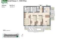 Für Anleger! Kaufpreis versteht sich netto + 20% USt. Luxuriöse 4-Zimmer-Wohnung mit großzügiger Freifläche beim Ladinigpark - JETZT ANFRAGEN