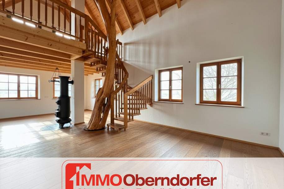 Neuwertiges Landhaus-Juwel: Architektur mit Einliegerwohnung in idyllischer Bachlage | NEUKIRCHEN AN DER ENKNACH, Haus-kauf, 998.000,€, 5145 Braunau am Inn