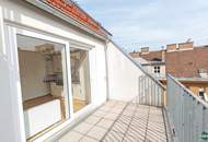 Schöne 3-Zimmer-DG-Wohnung mit Terrasse unweit vom Hauptbahnhof